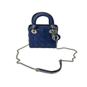 Christian Dior Lady Shoulder Bag Blue